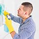 Step by step guide to clean your kitchen.